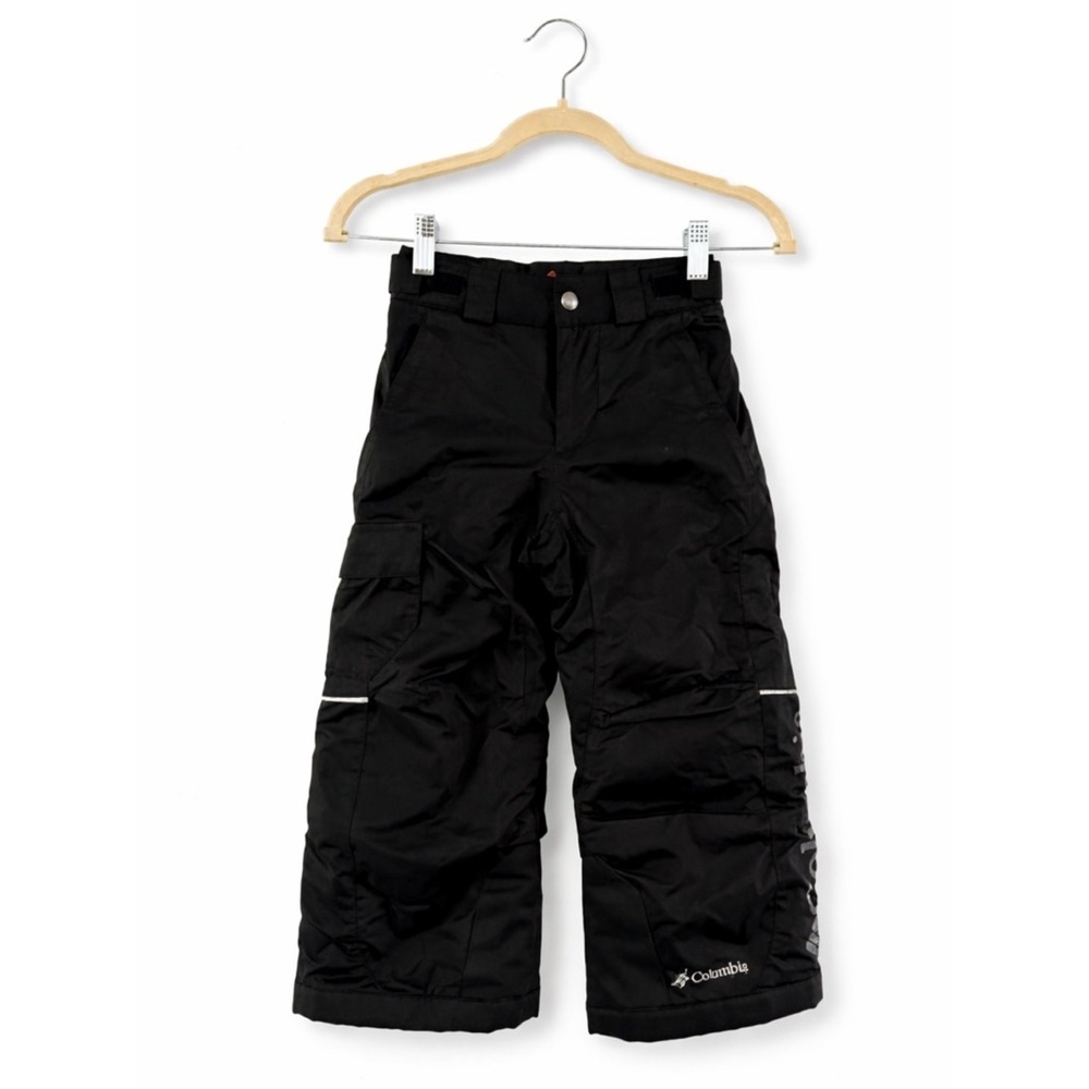 Columbia Bugaboo Omni Heat Insulated Outgrown Black Girls Snow Ski Winter Pants